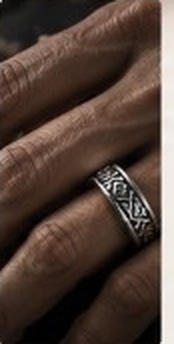 Engraved Silver Ring