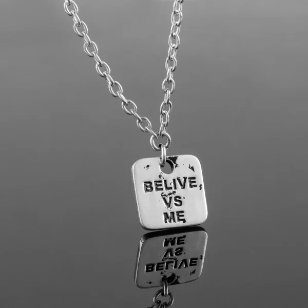 Believe VS Me Pendants Necklace