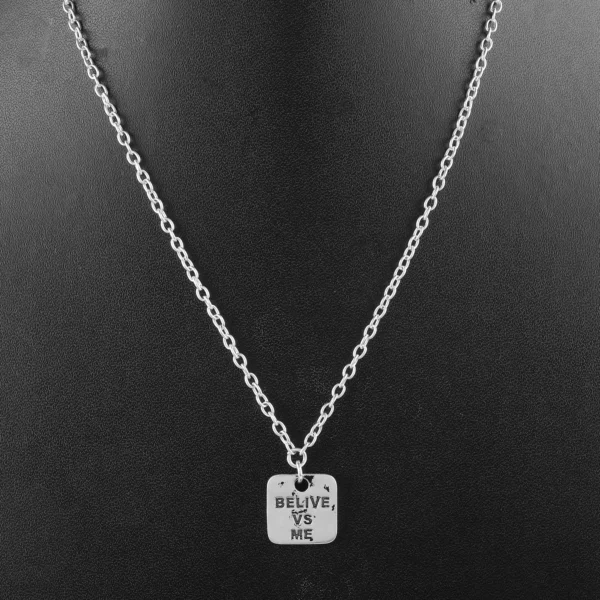 Believe VS Me Pendants Necklace