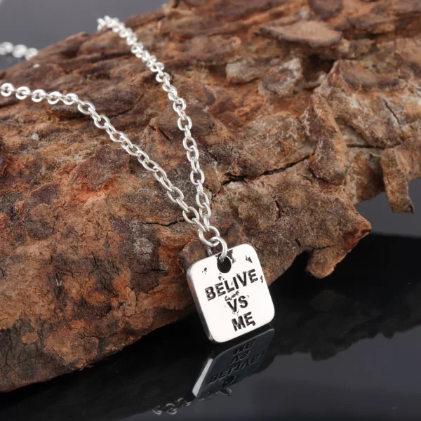 Believe VS Me Pendants Necklace