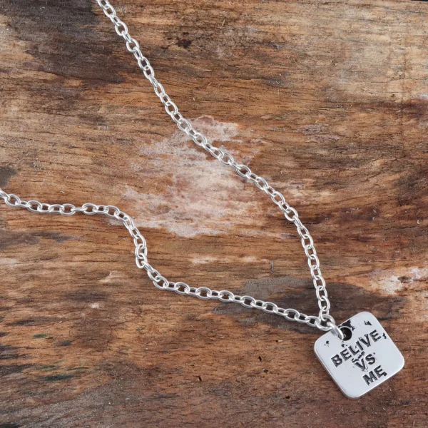 Believe VS Me Pendants Necklace