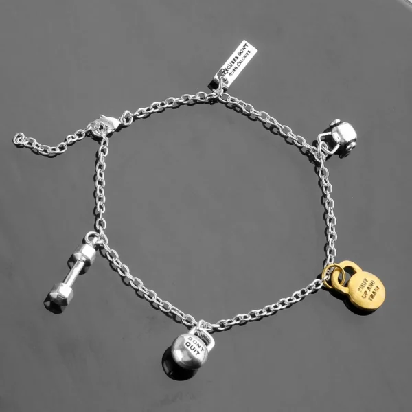 Fitness Charm bracelets-wristlet