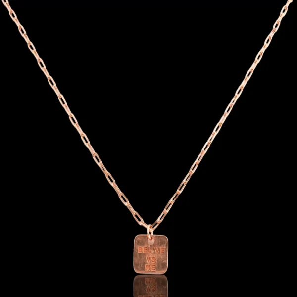 Believe VS Me Pendants Necklace