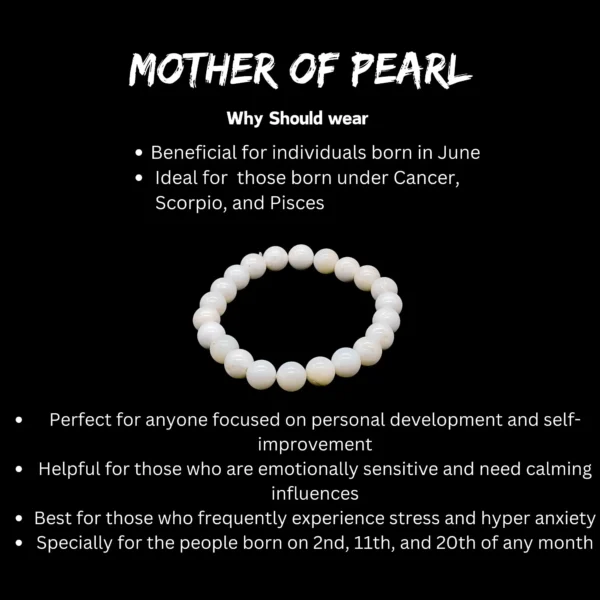 Mother Of Pearl Bracelet - Numerology 2