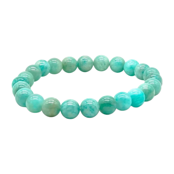 Amazonite Stone Crystal Bracelet