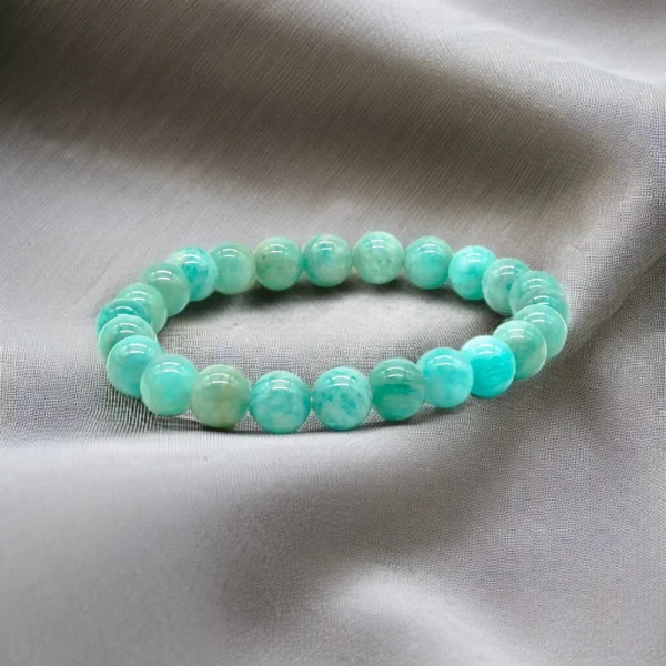 Amazonite Stone Crystal Bracelet
