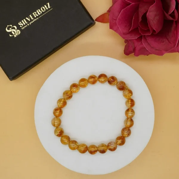 Citrine Bracelet- Ruling no 3- Jupiter Embrace