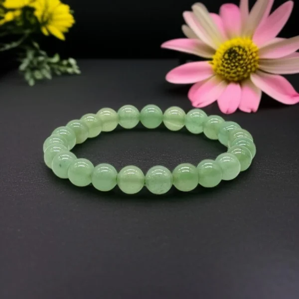 Green Aventurine Bracelet-Ruling no 5, Embrace Mercury(buddh)