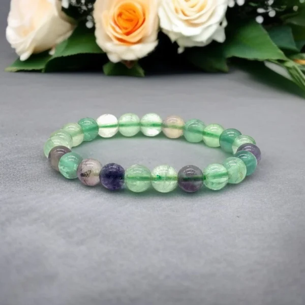 Multi Fluorite  Bracelet