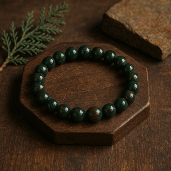 Bloodstone Healing Bracelet – Ruling Number 9 | Embrace the Power of Mars