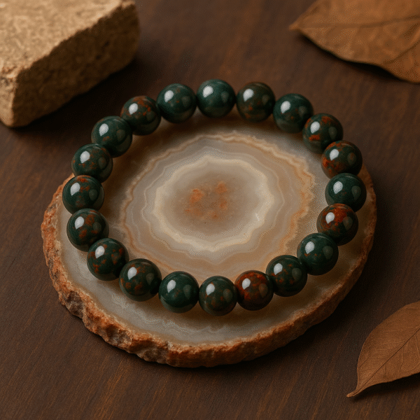 Bloodstone Healing Bracelet – Ruling Number 9 | Embrace the Power of Mars